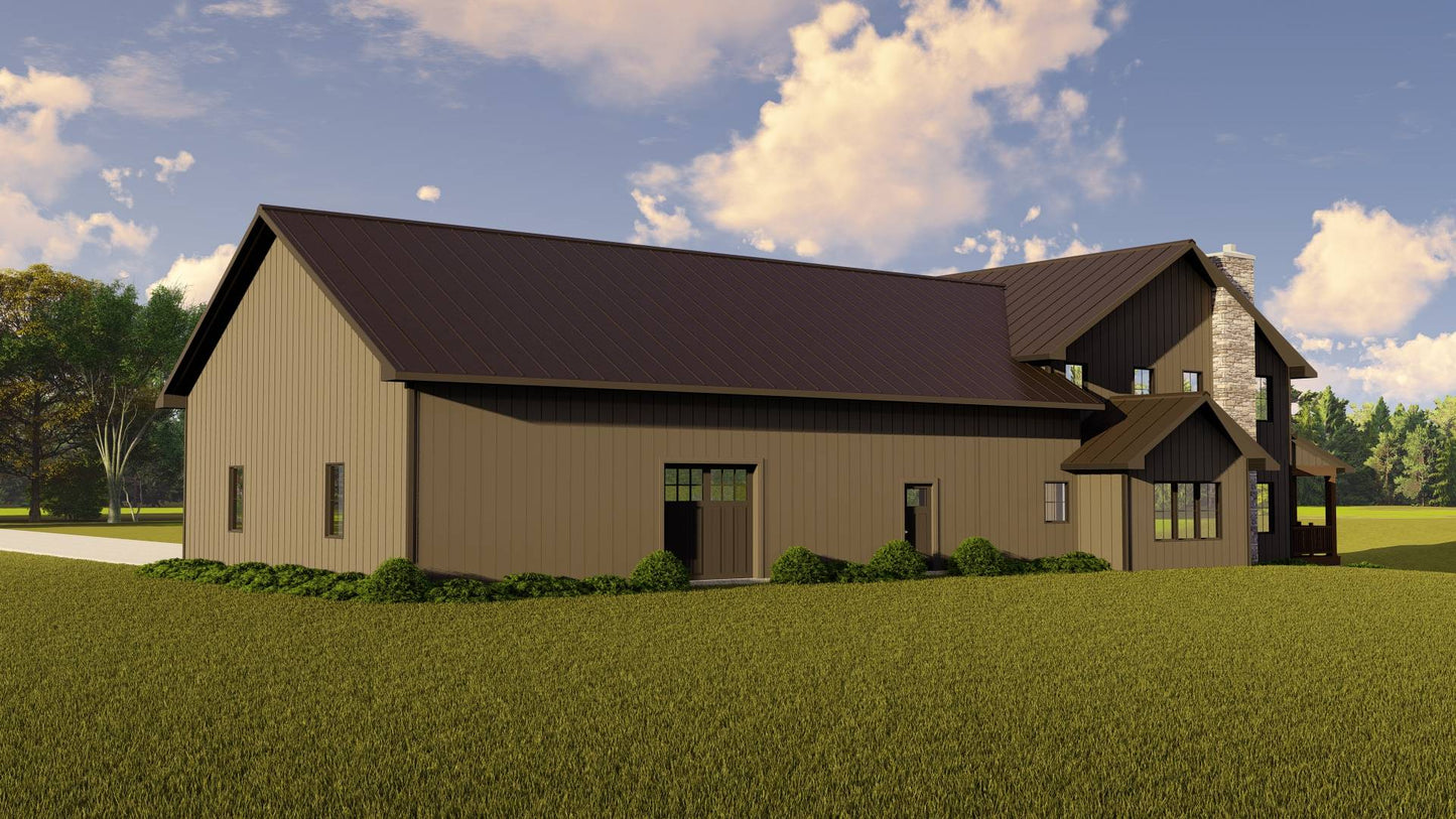 BG-20008 Harrison Barndominium House Plan