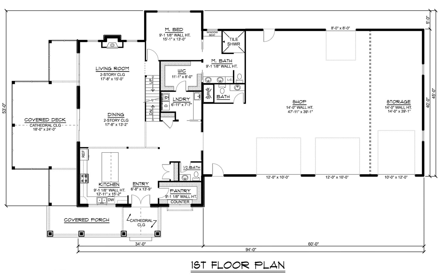 BG-20008 Harrison Barndominium House Plan