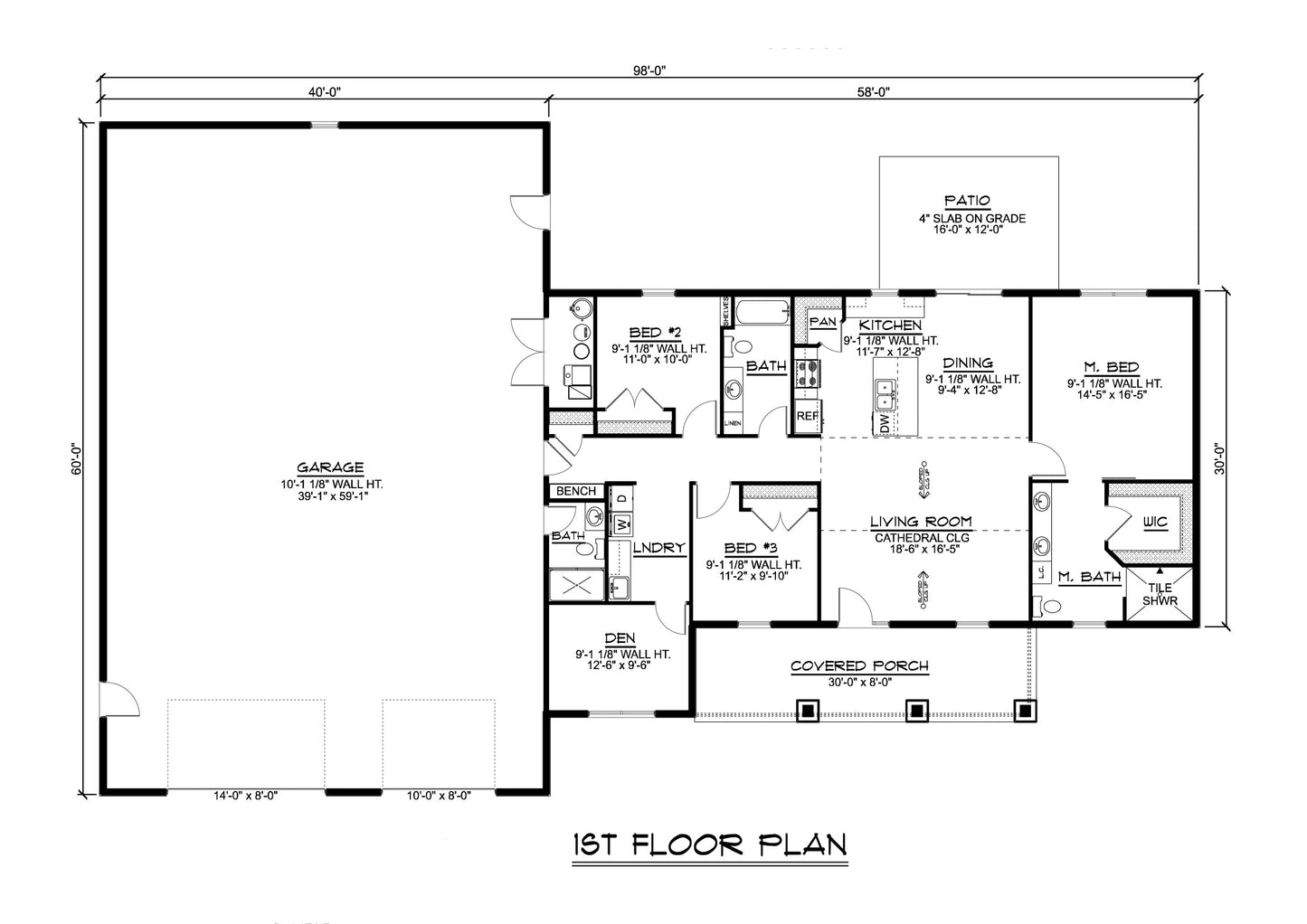 BG-20009 Everett Barndominium House Plan