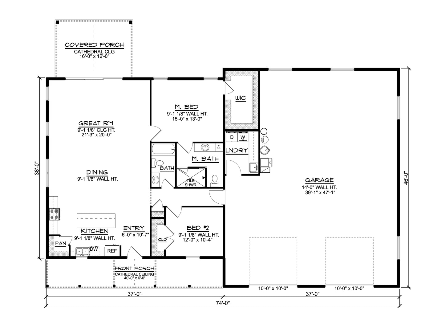 BG-20011 Clayton Barndominium House Plan
