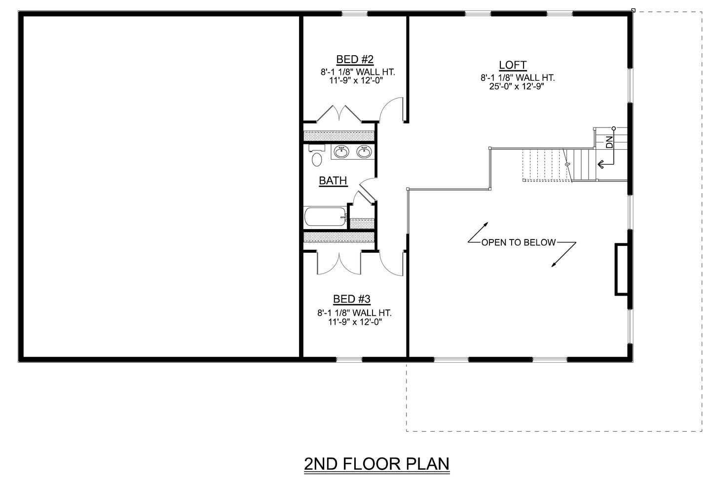BG-20019 Evergreen Barndominium House Plan