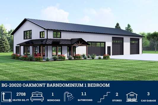 BG-20020 Oakmont Barndominium House Plan
