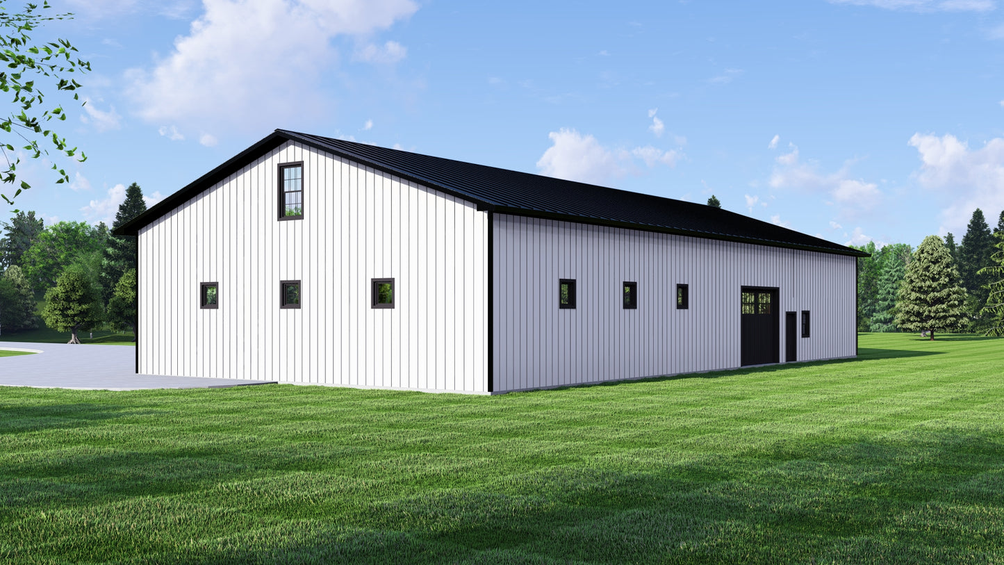 BG-20020 Oakmont Barndominium House Plan