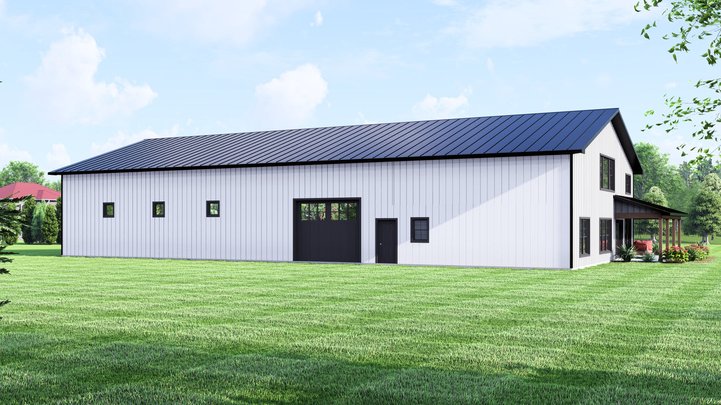 BG-20020 Oakmont Barndominium House Plan