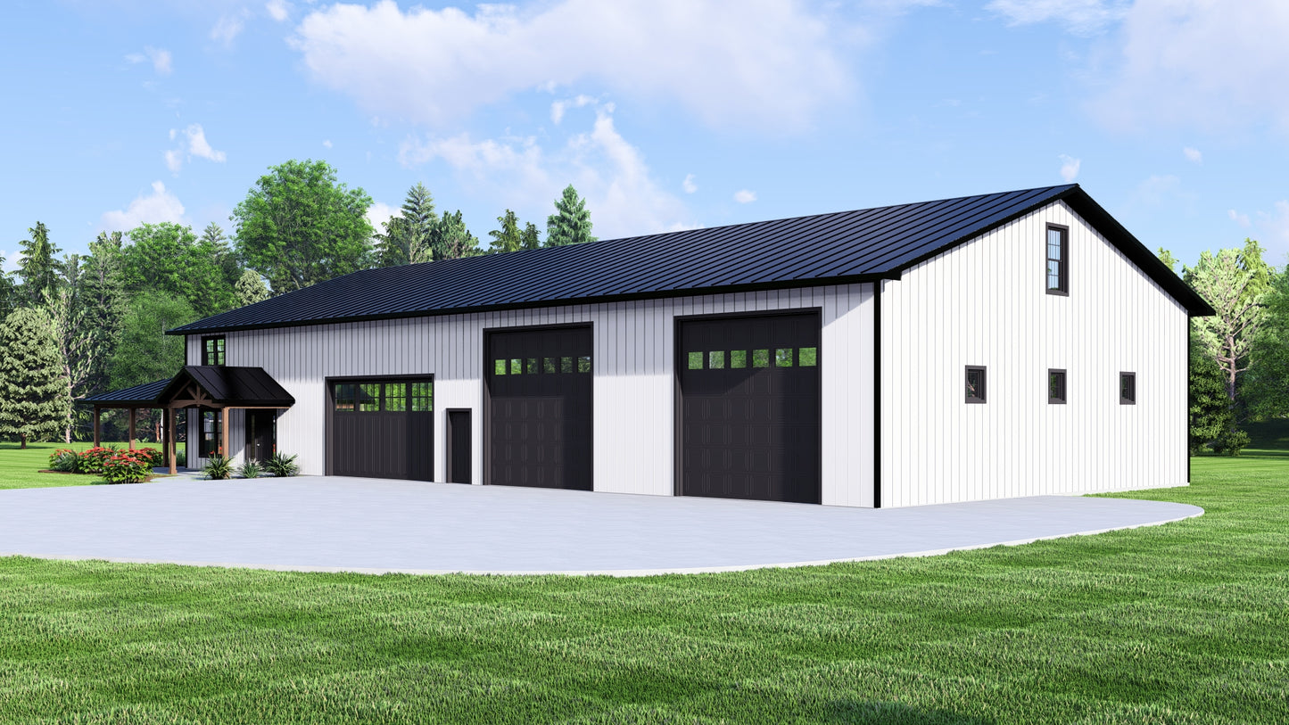 BG-20020 Oakmont Barndominium House Plan