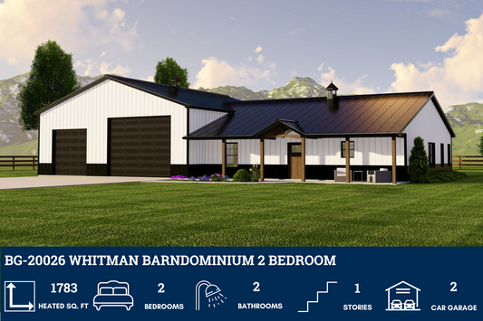 BG-20026 Whitman Barndominium House Plan