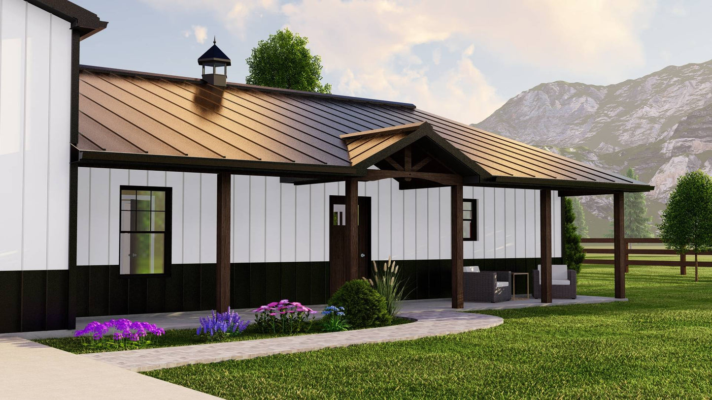 BG-20026 Whitman Barndominium House Plan