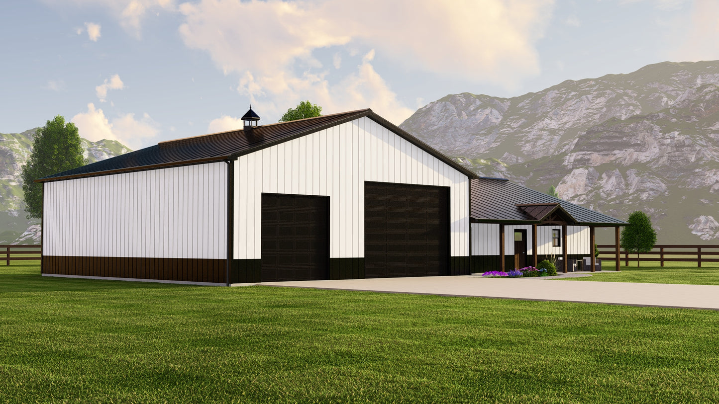 BG-20026 Whitman Barndominium House Plan