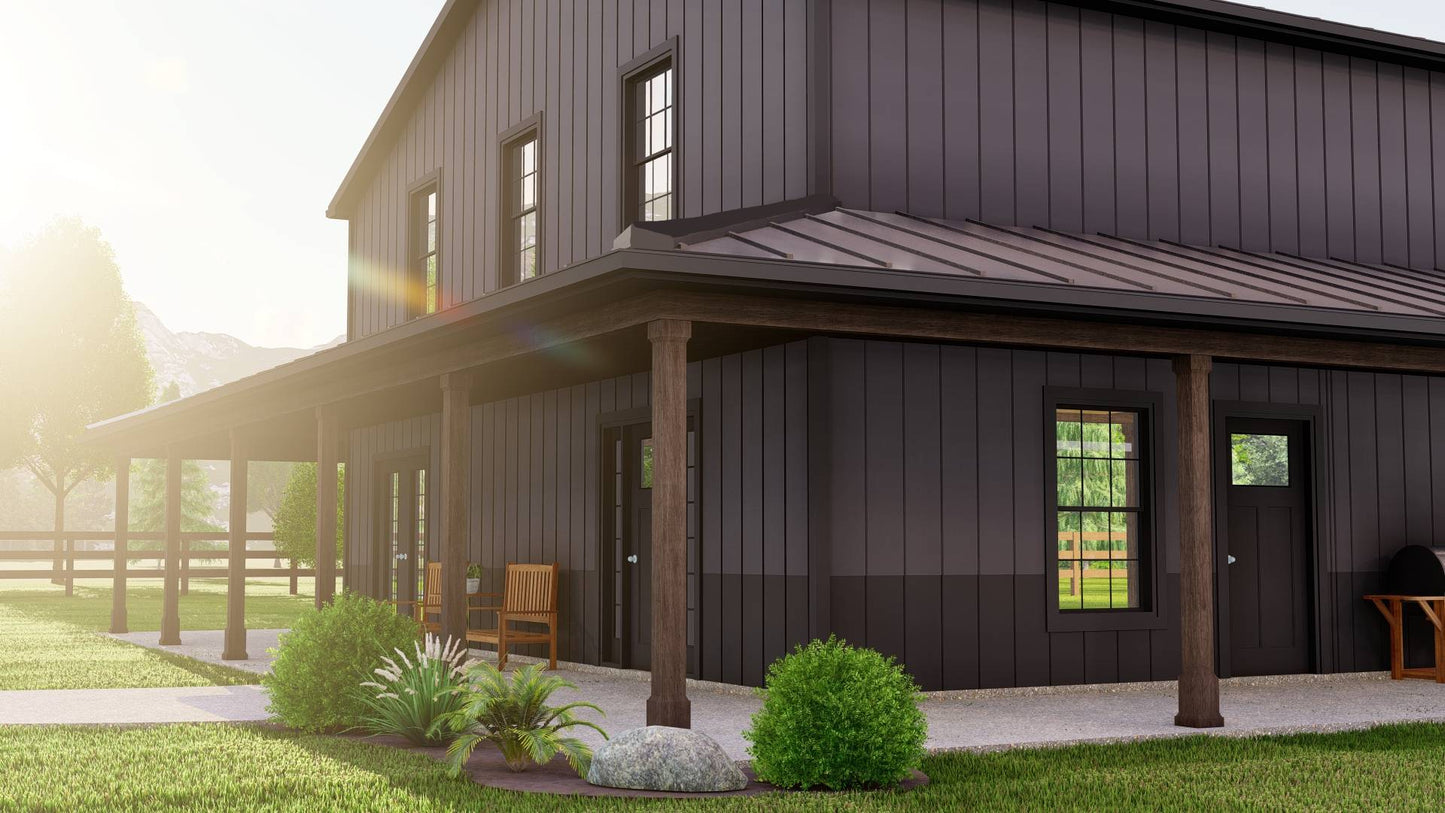BG-20027 Hollis Barndominium House Plan