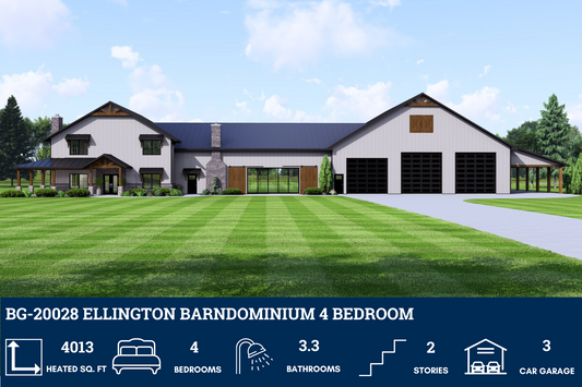 BG-20028 Ellington Barndominium House Plan