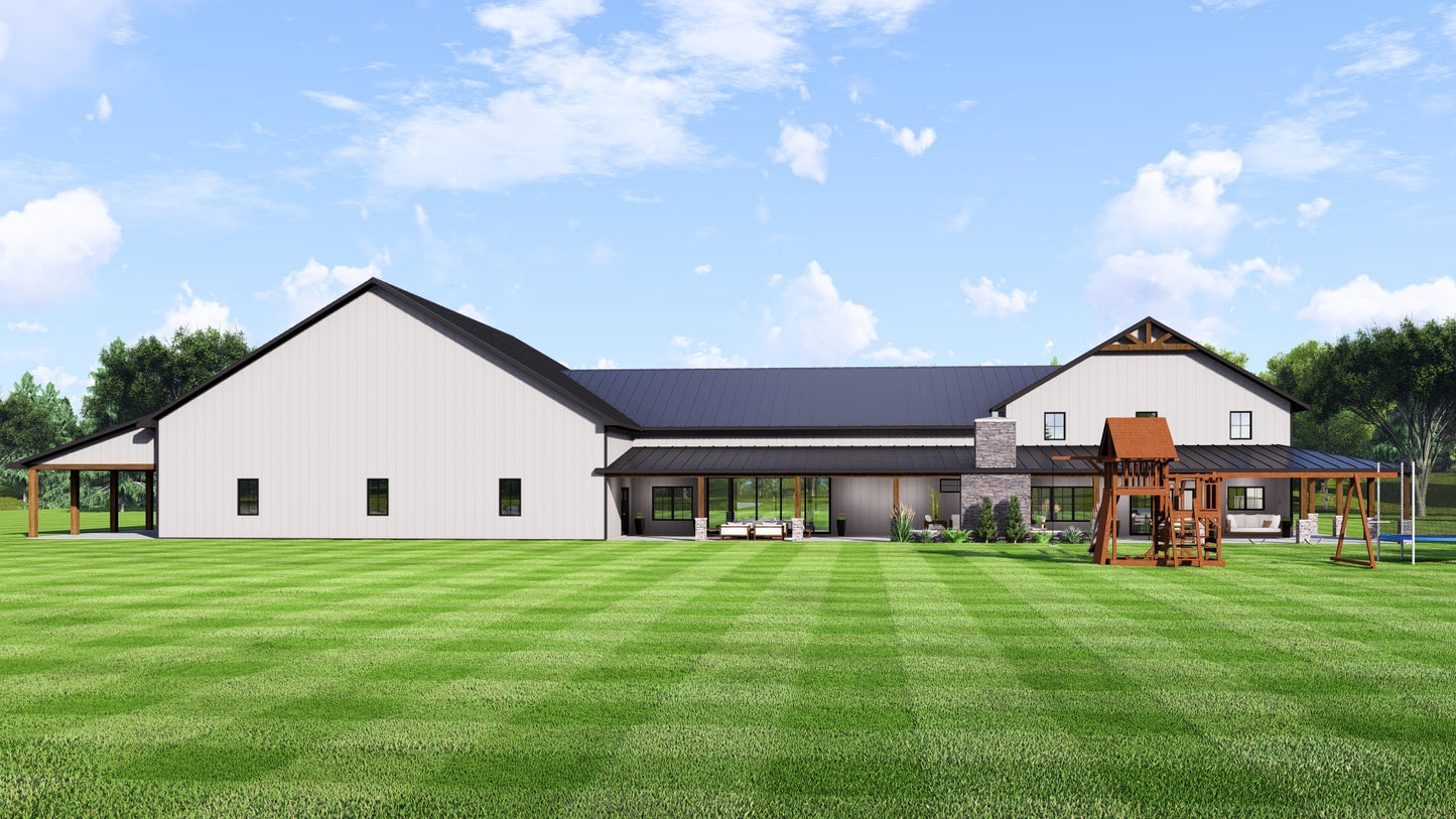 BG-20028 Ellington Barndominium House Plan