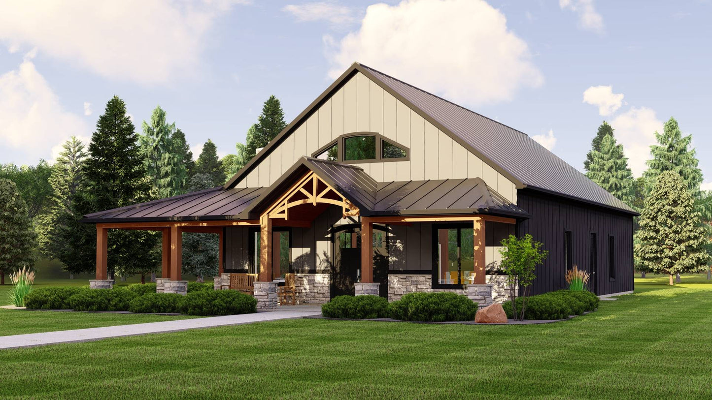 BG-20029 Fenwick Barndominium House Plan