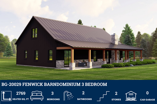 BG-20029 Fenwick Barndominium House Plan