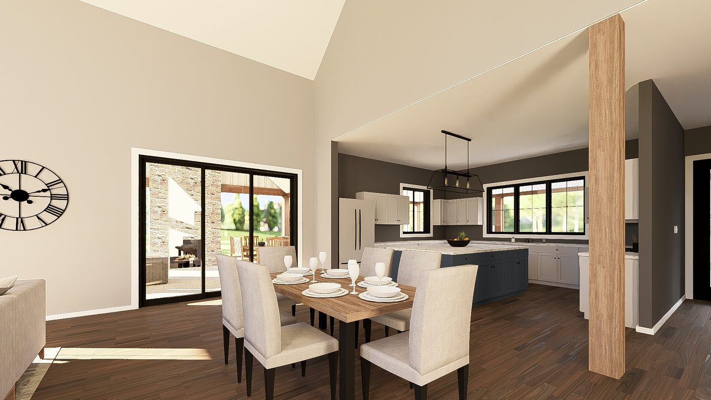 BG-20031 Havenwood Barndominium House Plan