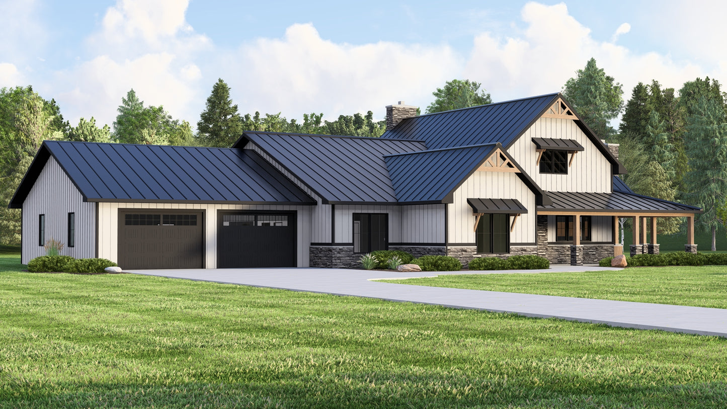 BG-20031 Havenwood Barndominium House Plan