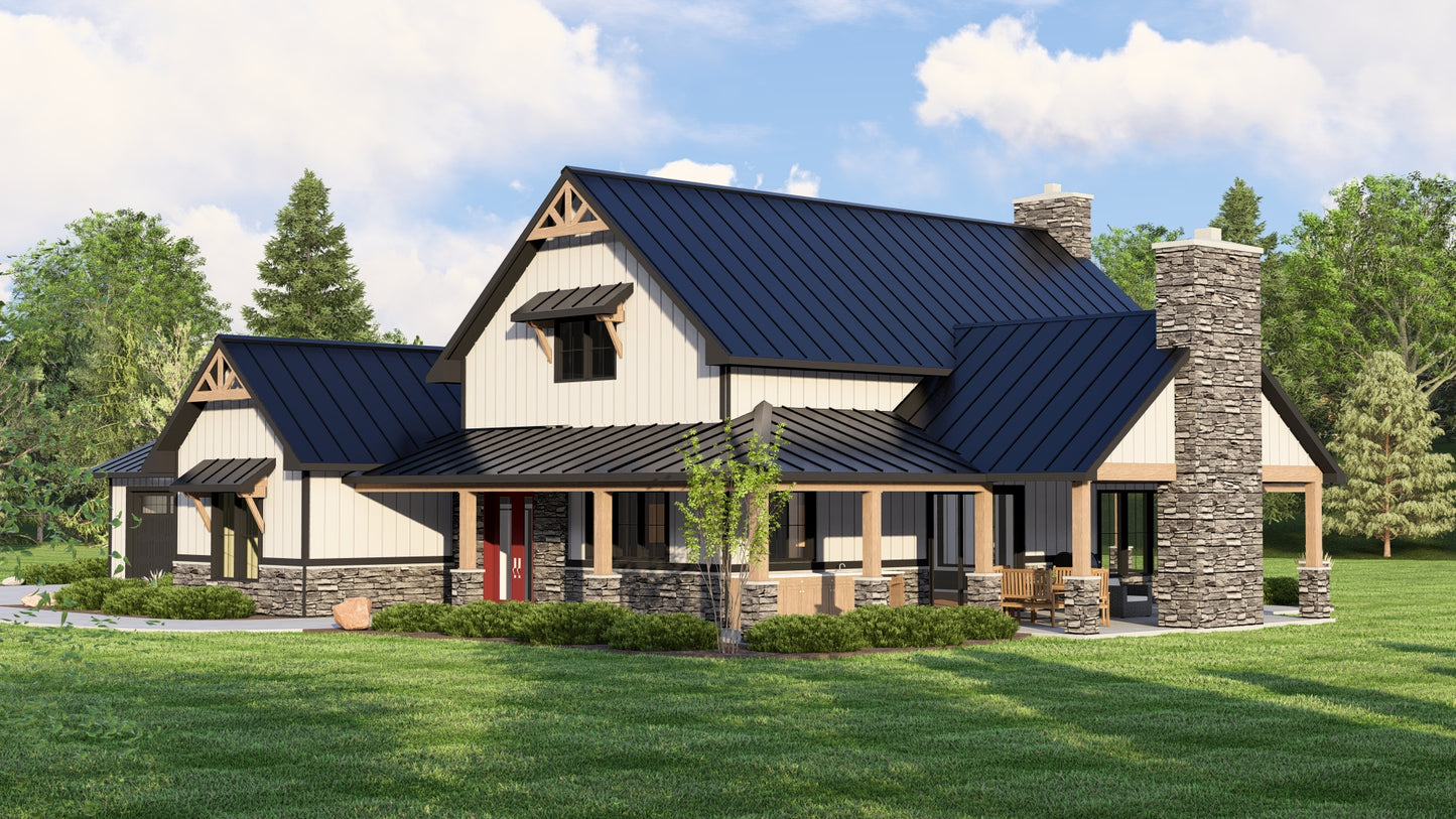 BG-20031 Havenwood Barndominium House Plan