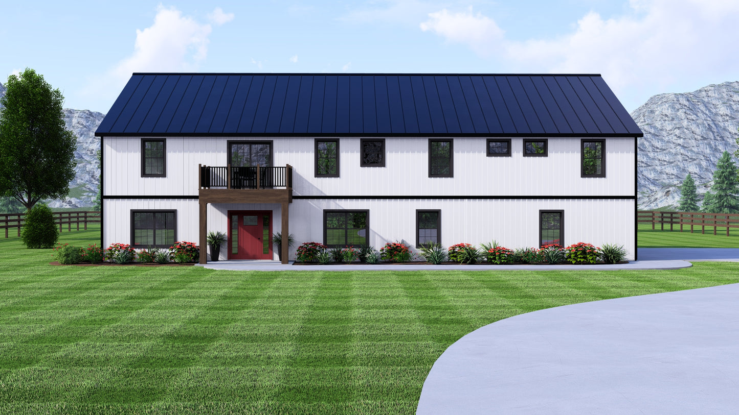BG-20036 Linden Barndominium House Plan