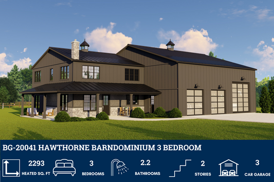 BG-20041 Hawthorne Barndominium House Plan