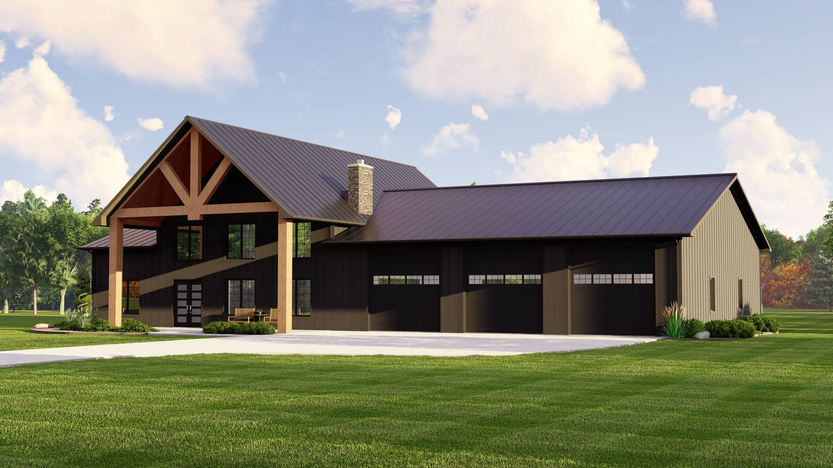 BG-20043 Sutton Barndominium House Plan – Barndominium Plans