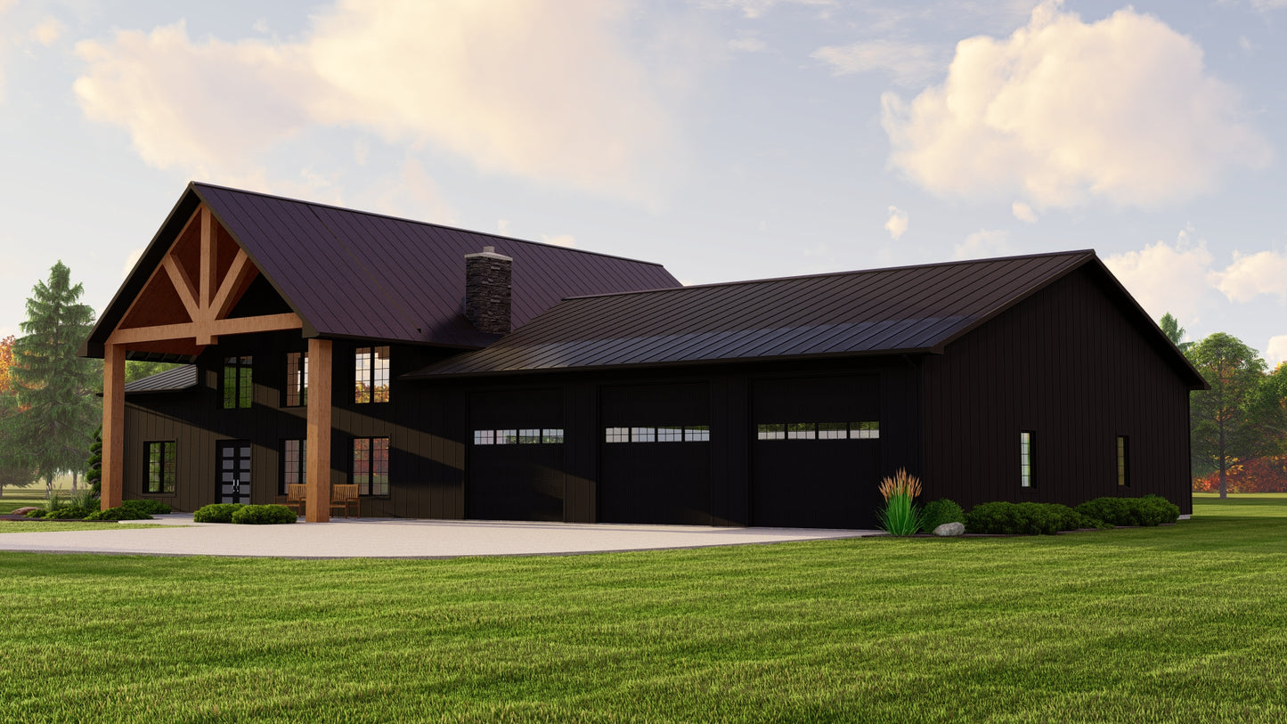 BG-20043 Sutton Barndominium House Plan