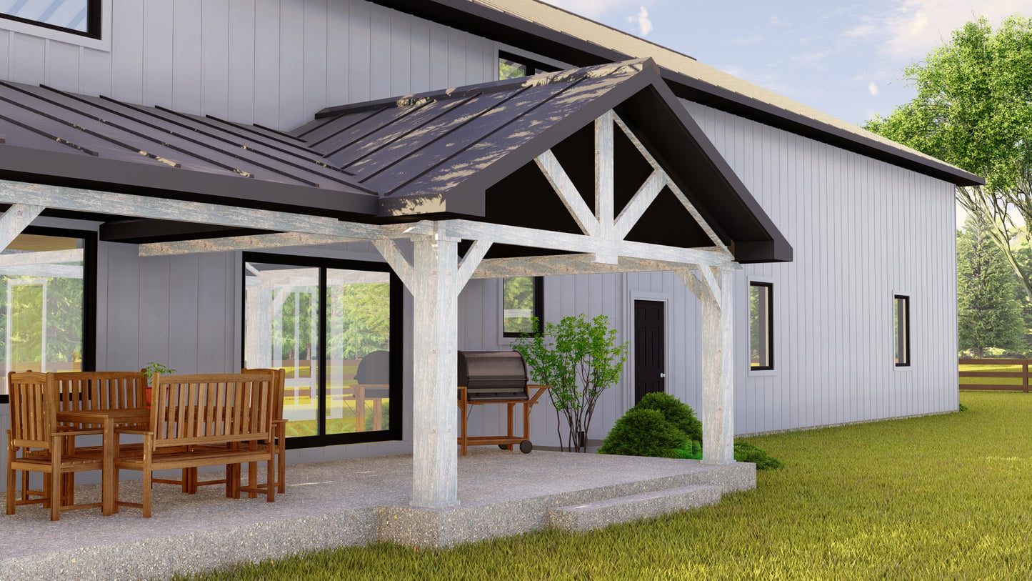 BG-20047 Ellsworth Barndominium House Plan