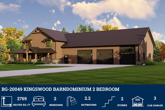 BG-20049 Kingswood Barndominium House Plan