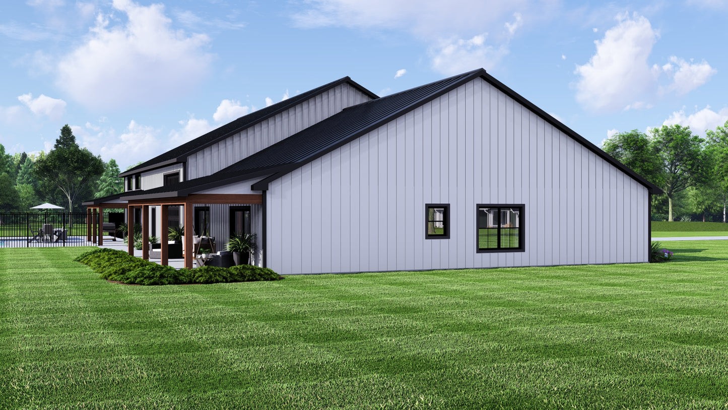 BG-20050 Stratford Barndominium House Plan