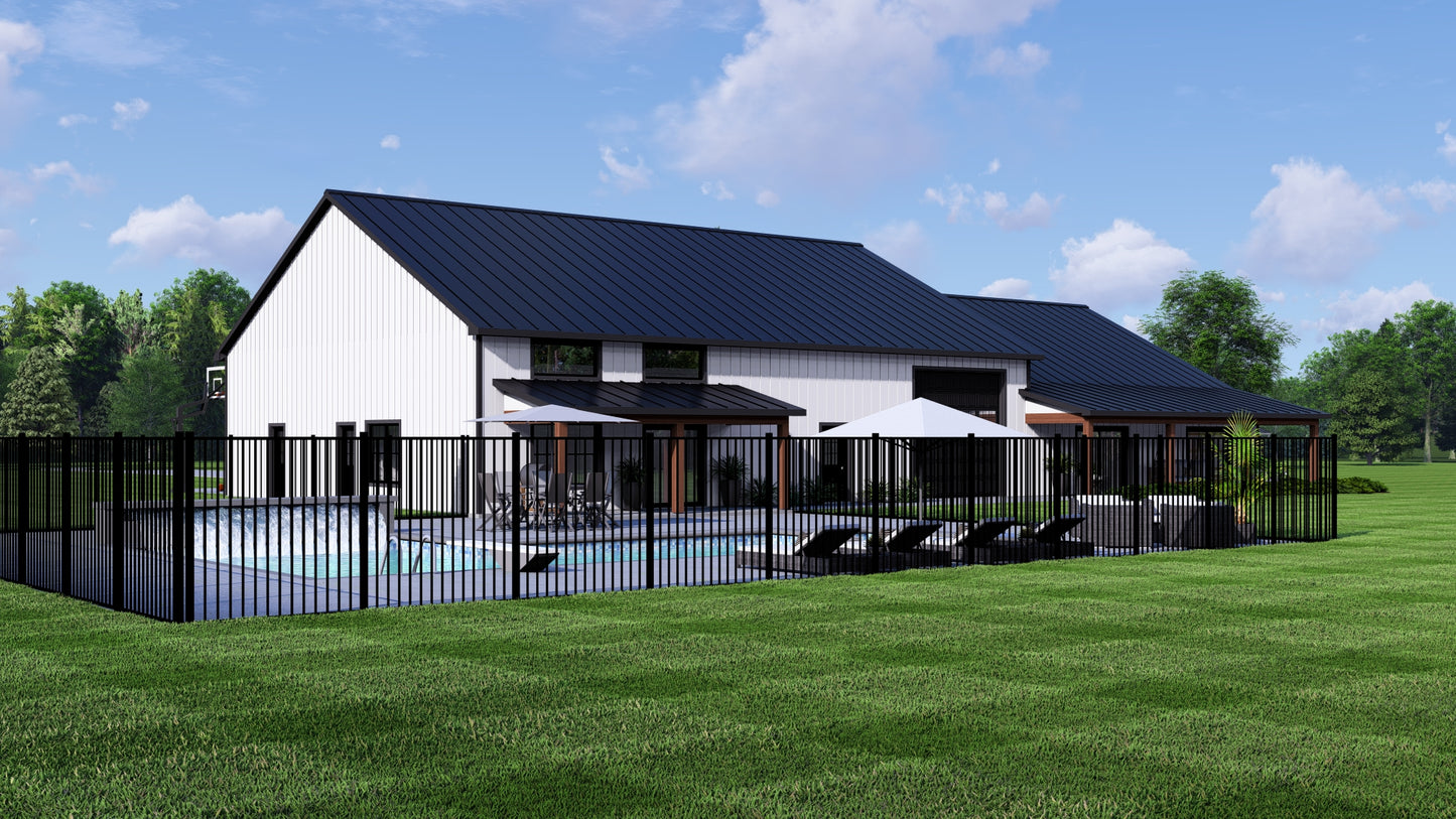 BG-20050 Stratford Barndominium House Plan