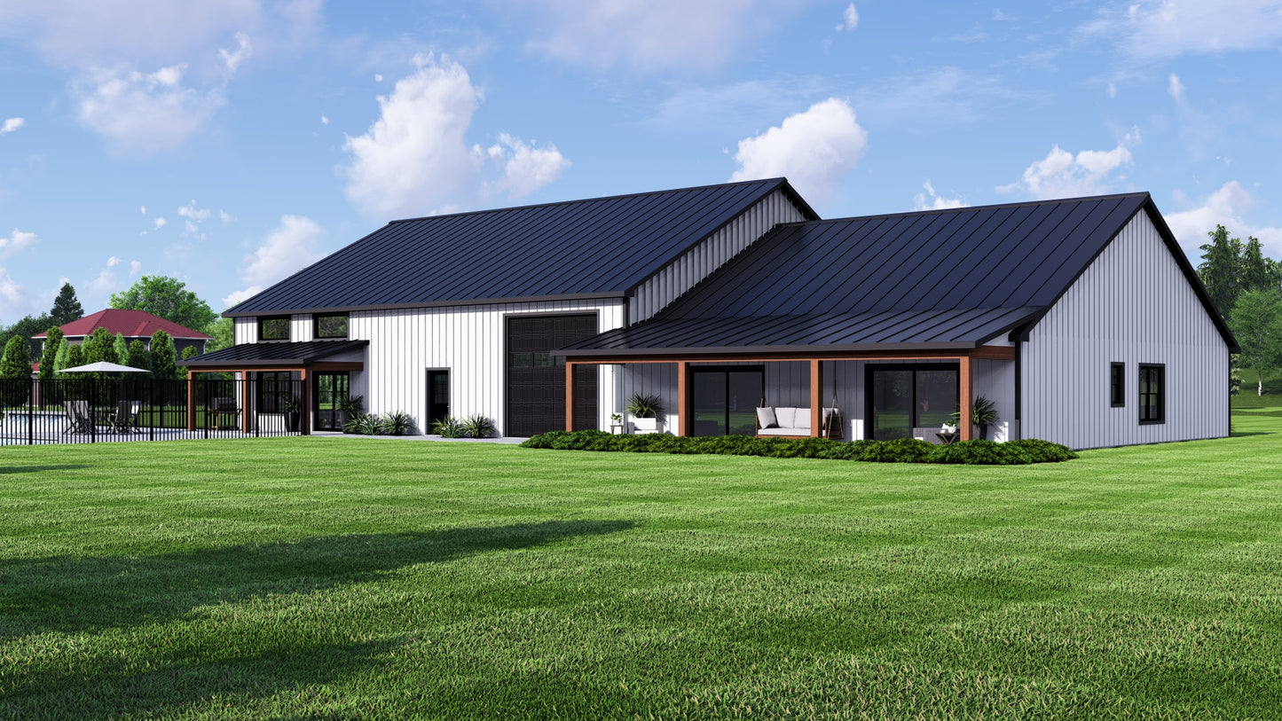 BG-20050 Stratford Barndominium House Plan