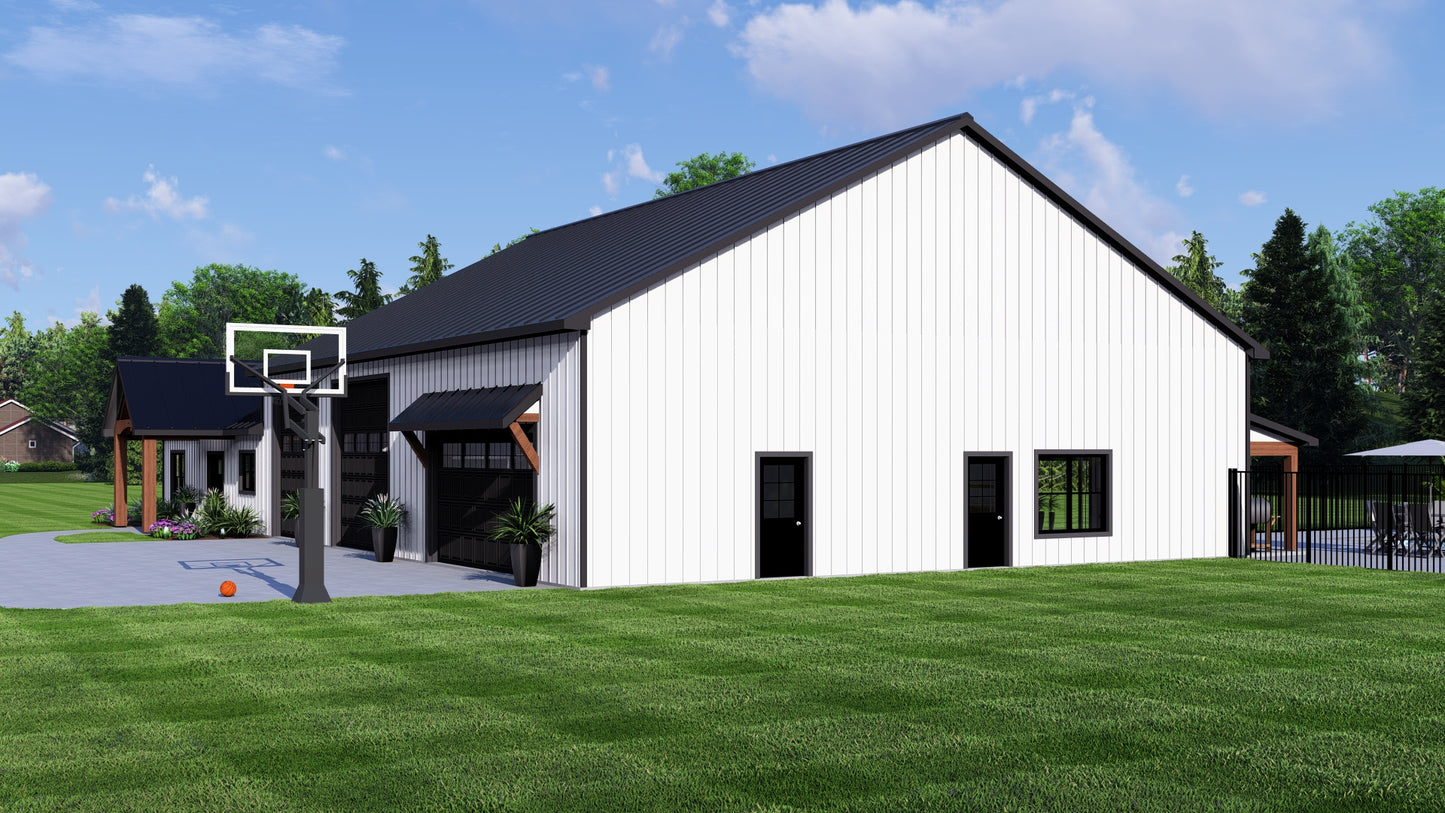 BG-20050 Stratford Barndominium House Plan