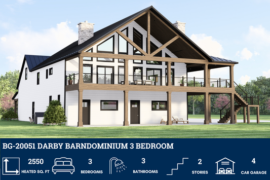 BG-20051 Darby Barndominium House Plan