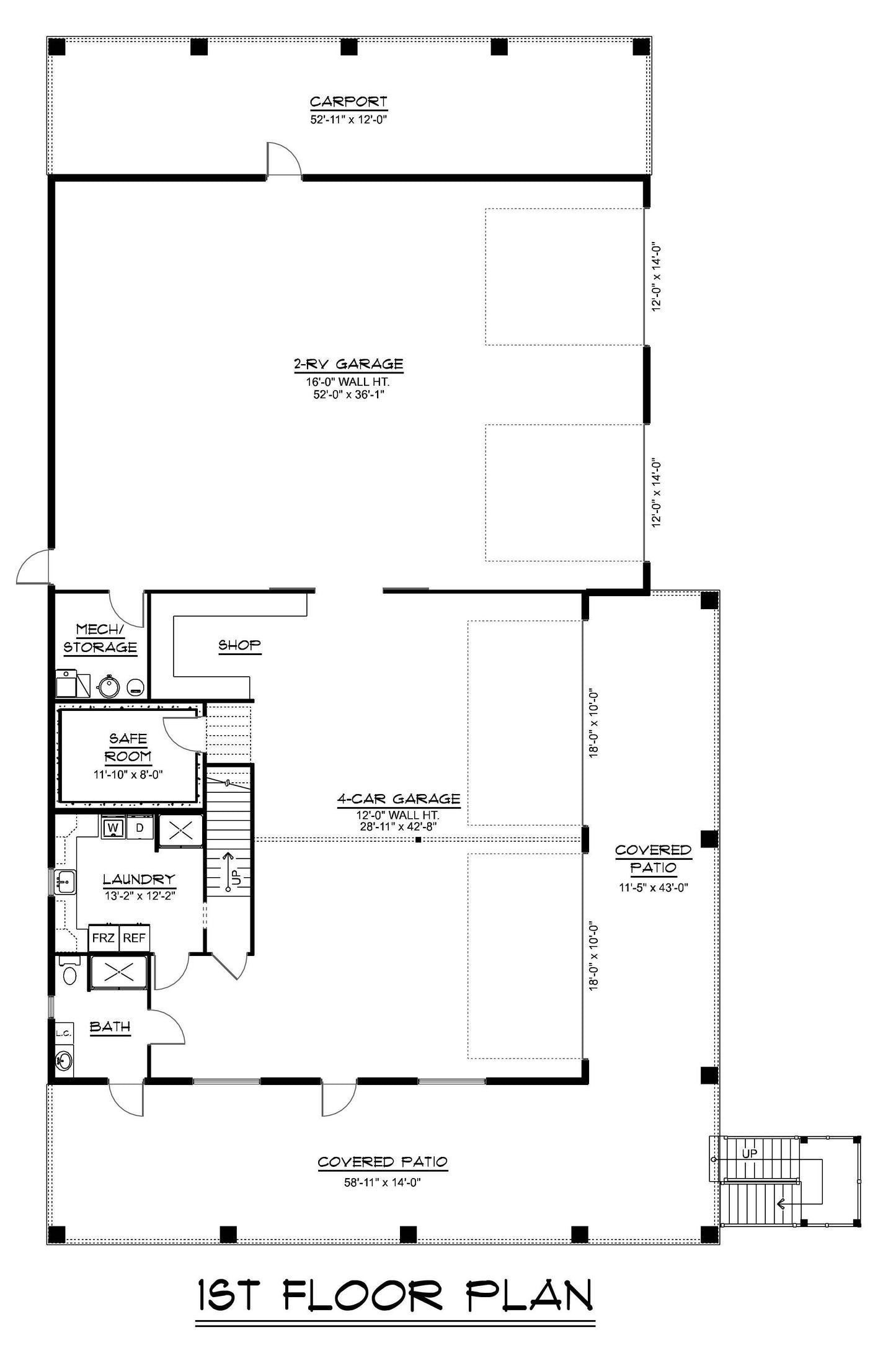 BG-20051 Darby Barndominium House Plan