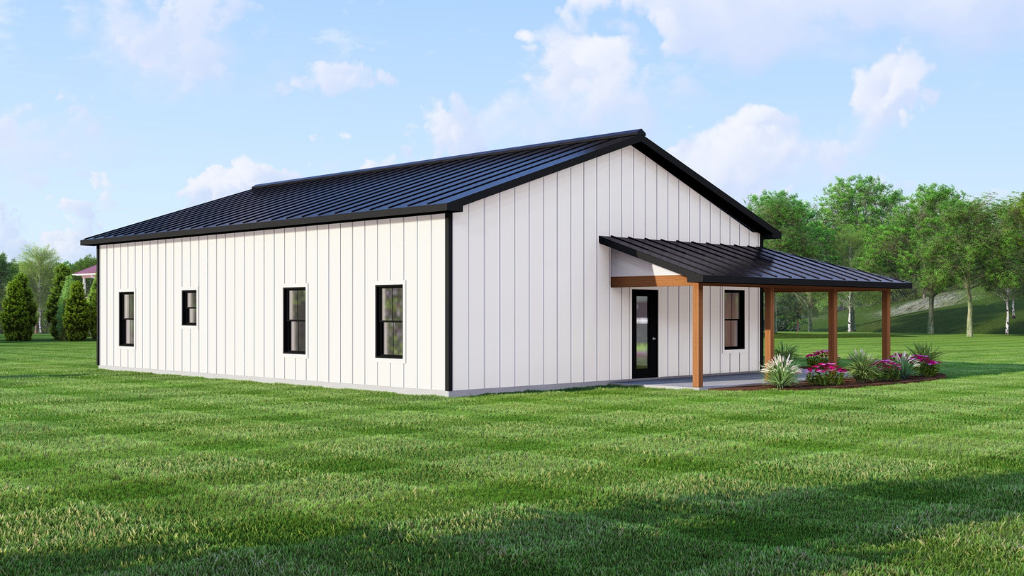 BG-20053 Marlowe Barndominium House Plan