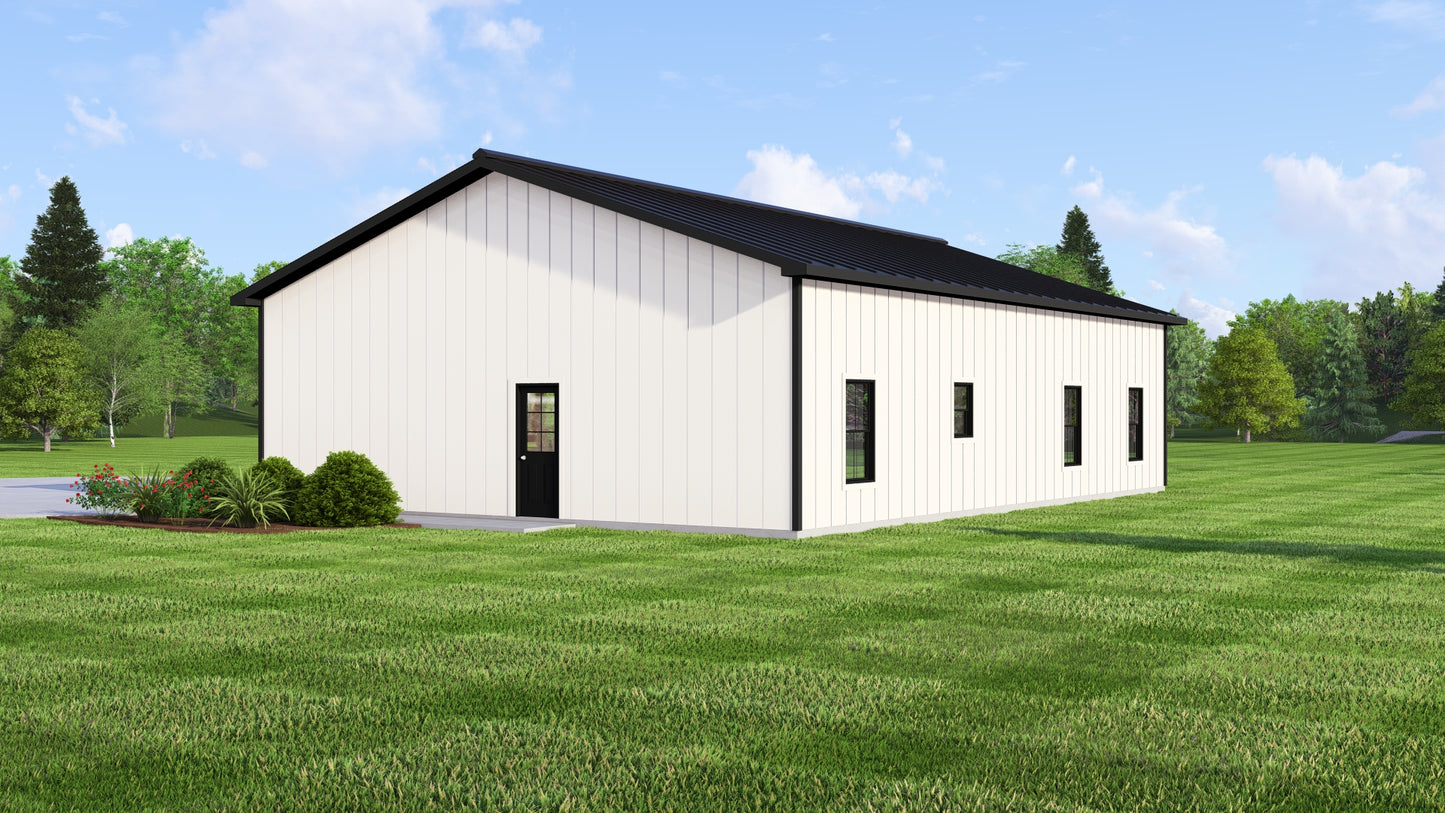 BG-20053 Marlowe Barndominium House Plan