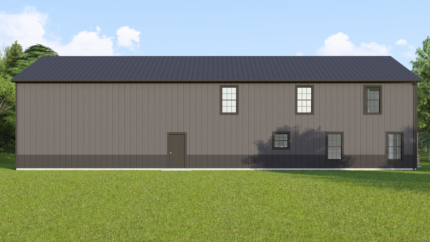 BG-20054 Norwood Barndominium House Plan