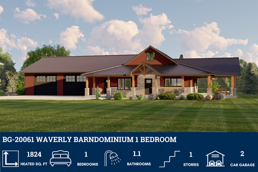 BG-20061 Waverly Barndominium House Plan