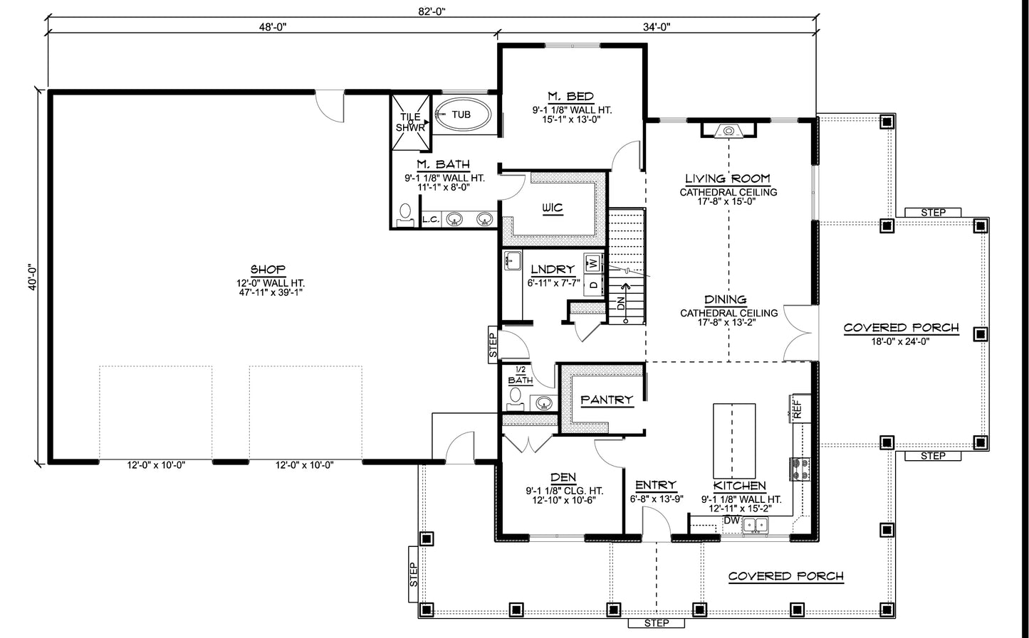BG-20061 Waverly Barndominium House Plan