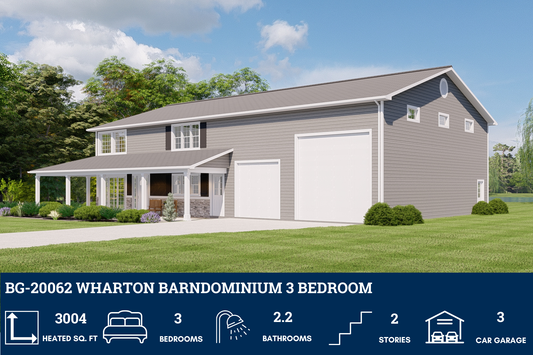 BG-20062 Wharton Barndominium House Plan