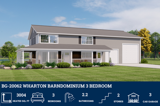 BG-20062 Wharton Barndominium House Plan