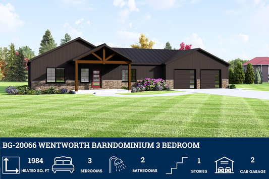 BG-20066 Wentworth Barndominium House Plan