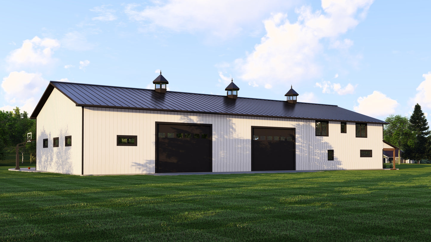 BG-20067 Channing Barndominium House Plan