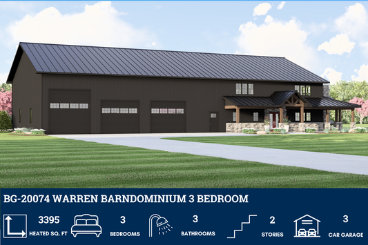 BG-20074 Warren Barndominium House Plan