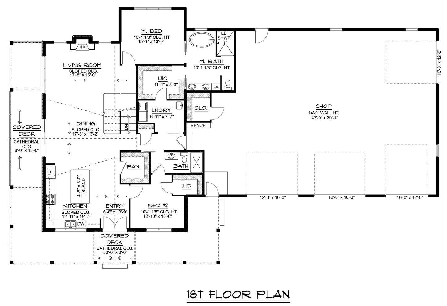 BG-20077 Bancroft Barndominium House Plan