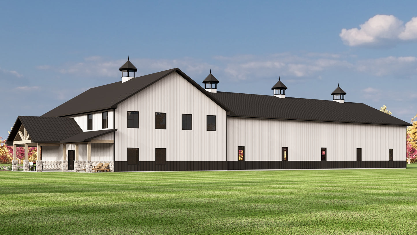 BG-20078 Sherwood Barndominium House Plan