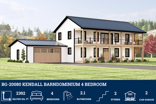 BG-20080 Kendall Barndominium House Plan