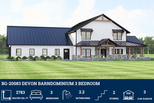 BG-20083 Devon Barndominium House Plan