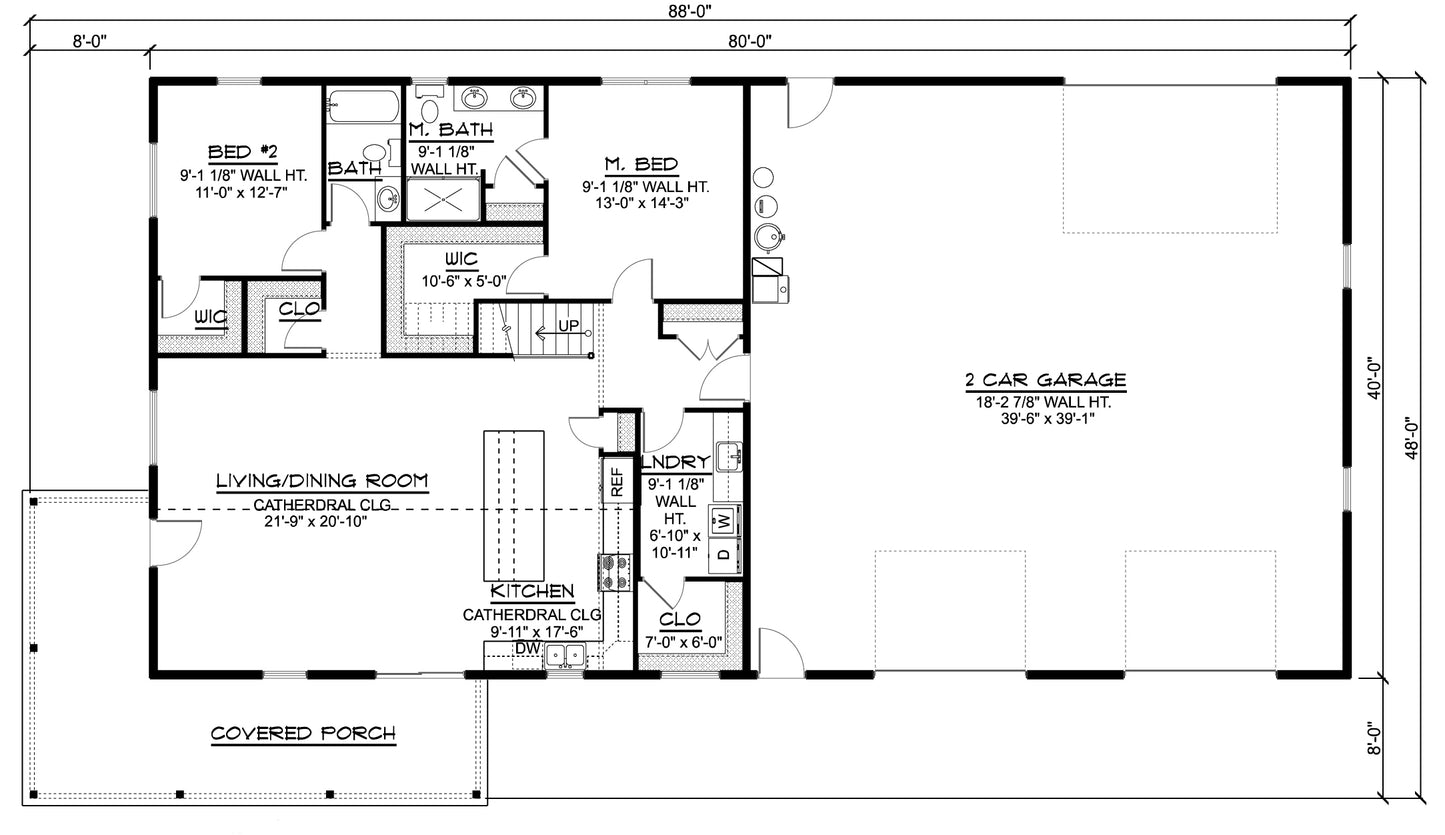 BG-20087 Anne Barndominium House Plan