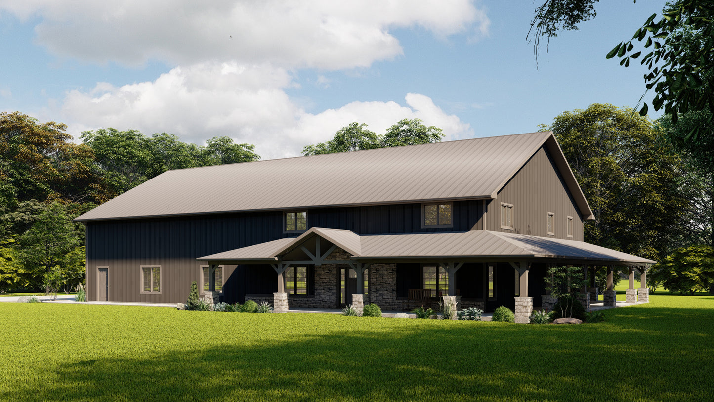 BG-20088 Faith Barndominium House Plan
