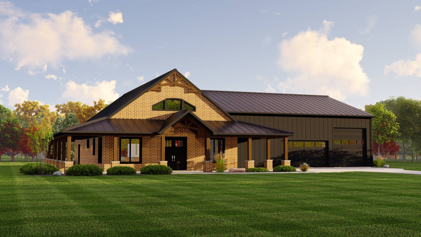 BG-20090 Palmer Barndominium House Plan