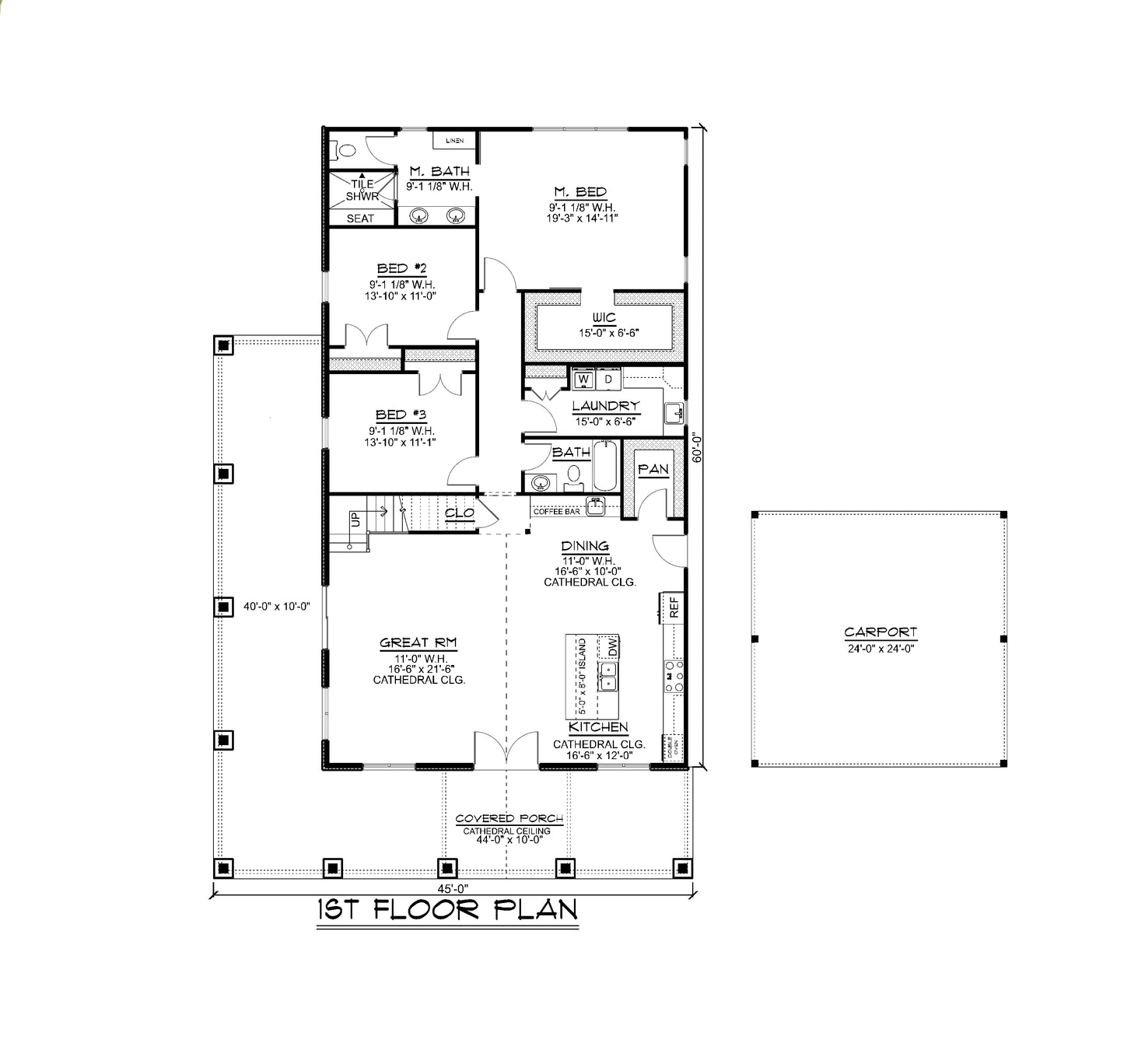 BG-20092 Carlton Barndominium House Plan